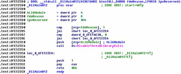 Модуль Apache с точки зрения IDA